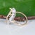 Lab Diamond Semi-Mount Ring With 24 Diamond Accents in Solid 14k Gold, Size 6.75 For Sale - Image 9 of 9