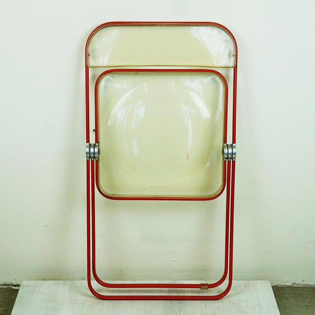 Acrylic Glass Folding Chair by G. Piretti for Castelli, Italy, 1970s For Sale - Image 14 of 16