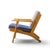 GETAMA Hans Wegner for Getama Ge290 Mid Century Oak Lounge Chair For Sale - Image 4 of 10