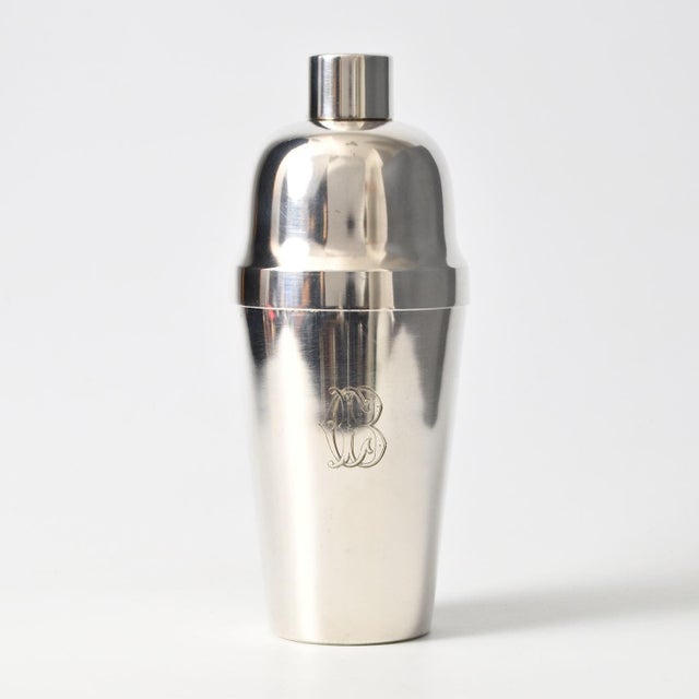 Silver-Plated Cocktail Shaker from Orfevrerie Mills, 1920s For Sale - Image 3 of 10