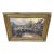 1980s Thomas Kinkade - Cobblestone Brooke S/P 34x 44 Canvas Framed For Sale