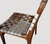 Andrianna Shamaris Premium Double-Backed Teak Wood Cowhide Chair For Sale - Image 4 of 5