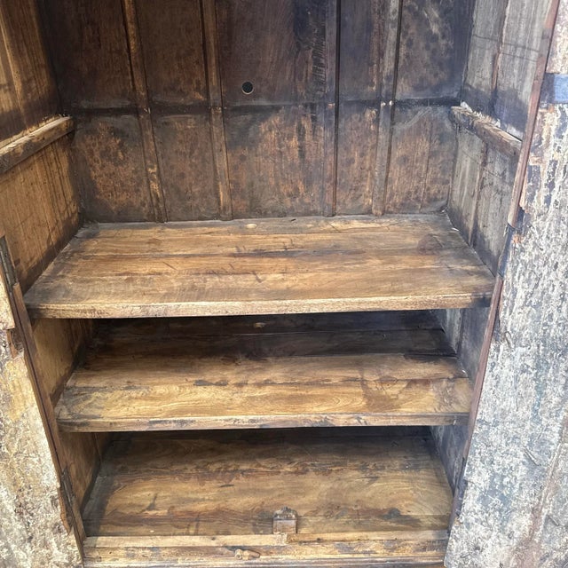 Antique 19th Century Primitive Armoire For Sale - Image 11 of 12