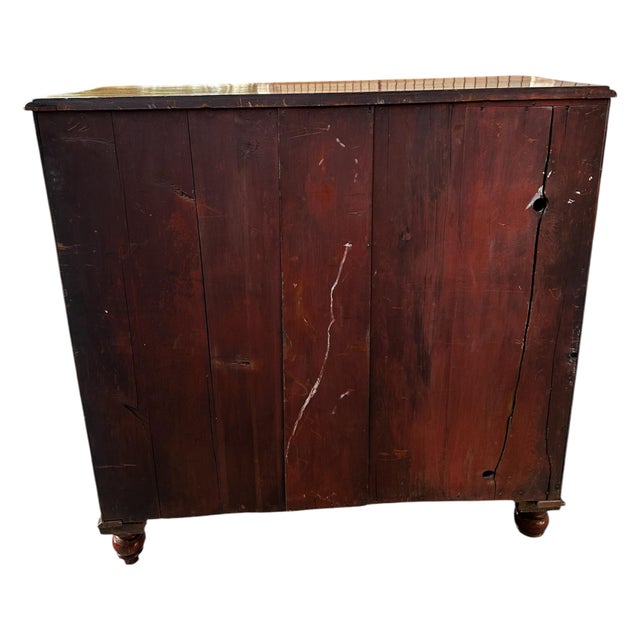 Large William IV Figured Mahogany Chest of Drawers, c1830s For Sale - Image 13 of 18
