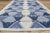 Royal Blue Contemporary Kilim Rug With Geometric Print - 10'02 X 14'06 For Sale - Image 8 of 10