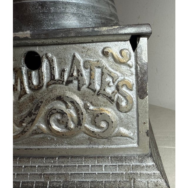 Large Antique 1892 Economy Accumulates Wealth Cast-Iron Beehive Mechanical Bank For Sale - Image 16 of 16