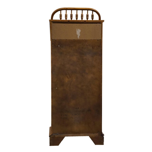 Lexington Furniture Recollections Collection Solid Oak Rustic Country French 24" Lingerie Chest 468-310 For Sale - Image 13 of 15