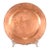 Roycroft Style Arts & Crafts Hammered Copper Charger Plate or Tray For Sale
