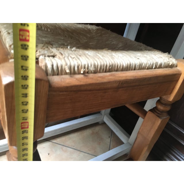 Straw Stool, Germany, 1980s For Sale - Image 10 of 18