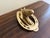 Late 20th Century Vintage Cast Brass Horse Head and Horseshoe Door Knocker For Sale - Image 5 of 10