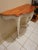 Wood Mid 20th Century French Style Painted Wall Mounted Console Table For Sale - Image 7 of 11