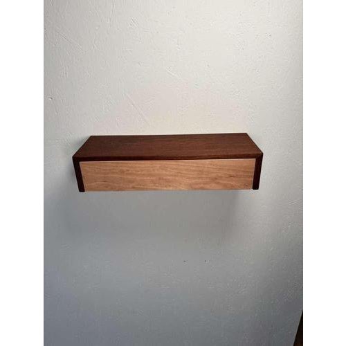 Vintage Floating Chest of Drawers in Teak and Beech, 1960s For Sale - Image 13 of 14