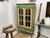 19th Century Painted Jelly Cupboard With Glass Doors and Original Patina For Sale - Image 16 of 16