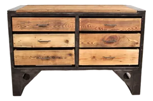 Industrial Chest of Drawers, 1950s