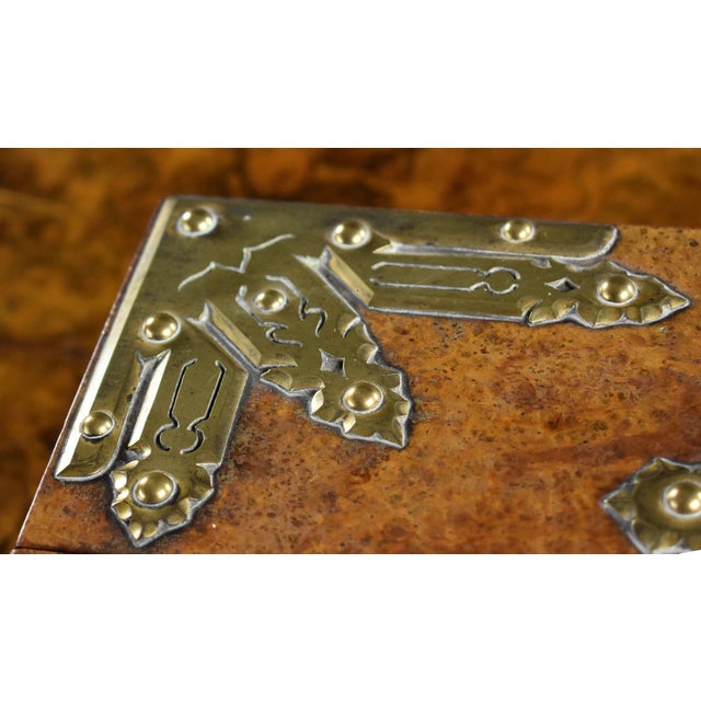 Victorian Amboyna Writing Slope, 1870 For Sale - Image 10 of 15