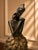 2000 - 2009 Uttermost Bronze Finish Contemporary Ballerina Sculpture With Floral Petal Skirt For Sale - Image 5 of 7