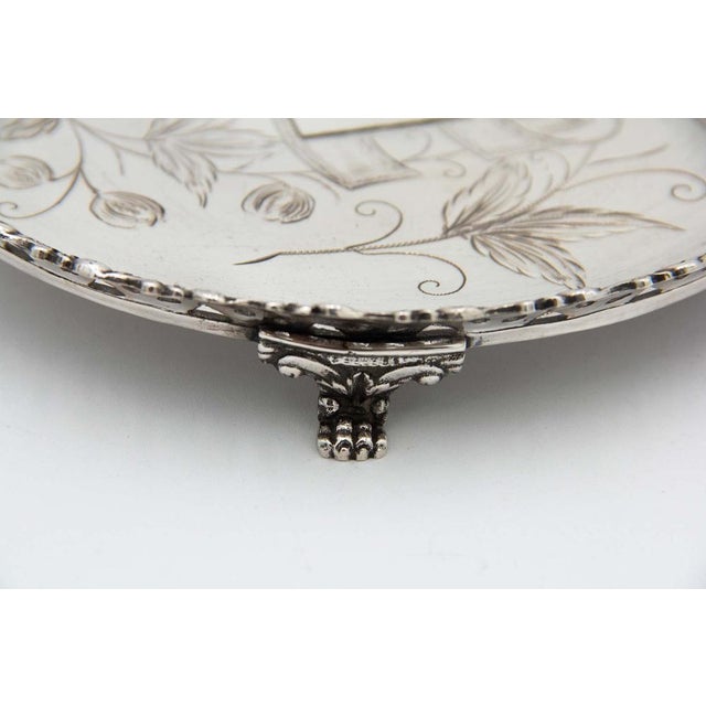Silver Circular Ticket Box with Grate For Sale - Image 3 of 4