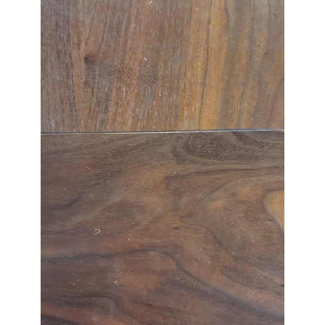 Stunning Solid Black Walnut Architecturally Significant Japanese Influenced Coffee Table For Sale - Image 12 of 12
