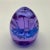 Abstract Purple & Blue Art Glass Paperweight For Sale - Image 3 of 10