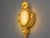 1970s French Maker Louis XVI Gold Bronze Wall Lamps Sconces-Pair For Sale - Image 11 of 13