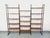 Vintage Italian Triple Modular Bookcase in Teak and Metal, 1960s For Sale - Image 15 of 18