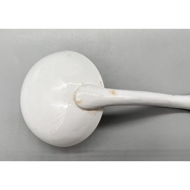 Antique English Ironstone Covered Sauce Tureen by J & J Edwards – Fenton Pattern - Victorian, Farmhouse, Cottagecore For Sale - Image 15 of 16