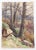 1914 Rocky Hillside Landscape Egbert Cadmus Watercolor Painting For Sale In Seattle - Image 6 of 7