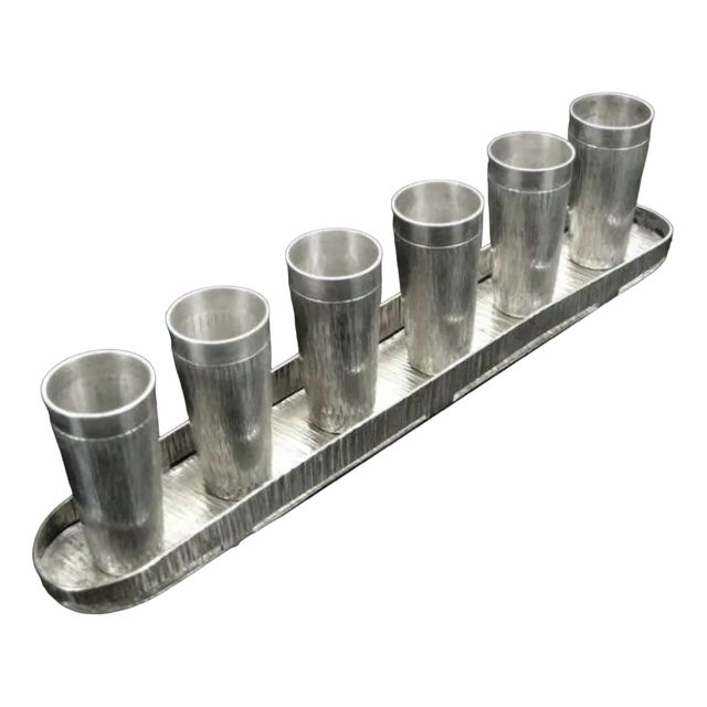 Postmodern Liquor Set from Imago Artis, Poland, 1970s, Set of 7 For Sale