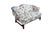 Queen Anne Late 20th Century Earls of High Point Chippendale Mahogany Camelback Settee Loveseat Crewel Fabric For Sale - Image 3 of 18