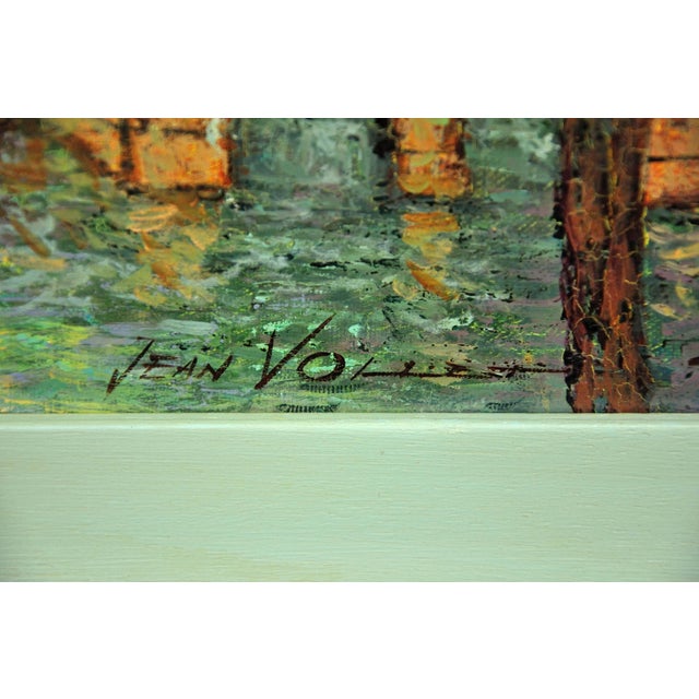 Jean Vollet, The River Eure, The Quarter of Chartres, Oil Painting, 1970s For Sale - Image 3 of 18