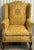 1950s Mid 20th Century Chippendale Shell Carved Wingback Chair For Sale - Image 5 of 10