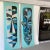 Mid-Century Modern Tiki Style Paintings on Plywood - Set of 2 For Sale - Image 3 of 13