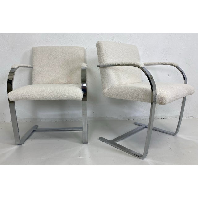 1950s Mid 20th Century Mies Van Der Rohe Brno Chairs by Knoll For Sale - Image 5 of 8