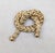 Vintage 1950s Signed Napier Doris Day Goldtone Woven Knot Brooch For Sale - Image 12 of 12