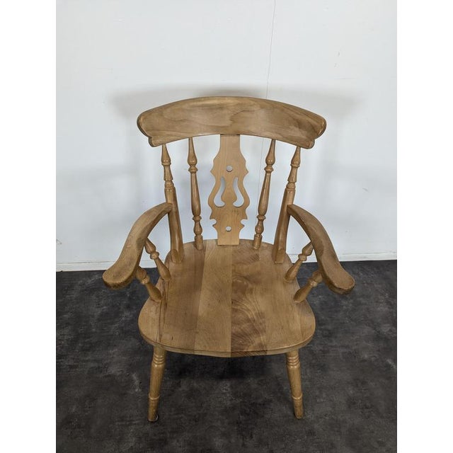 Lyre Back Armchair from Western Interiors For Sale - Image 5 of 6