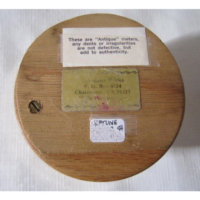 Vintage Meter Desk Clock For Sale - Image 4 of 6