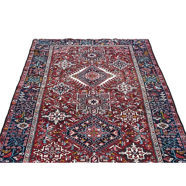 Tribal Vintage Persian Karajeh Wool Runner 5’ X 12’1” For Sale - Image 3 of 5