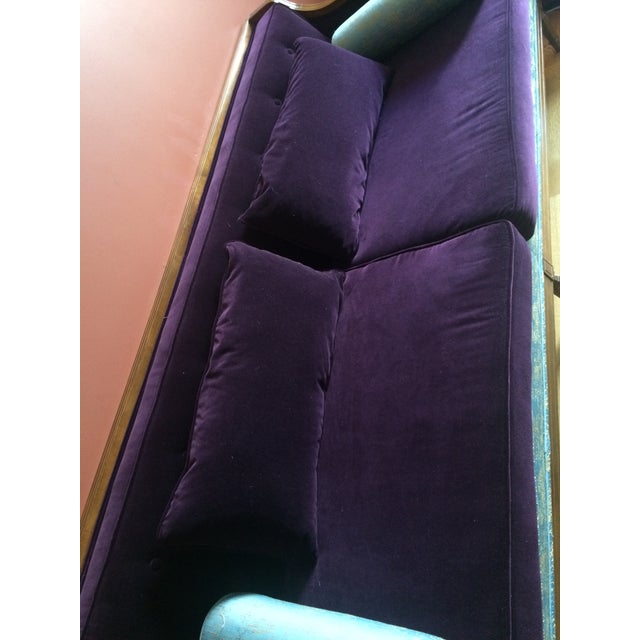 1940's Velvet Sofa For Sale - Image 10 of 17