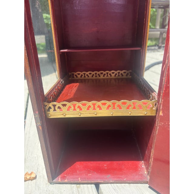 French Vitrine With Chinoiserie Decoration, 19th Century For Sale - Image 10 of 14