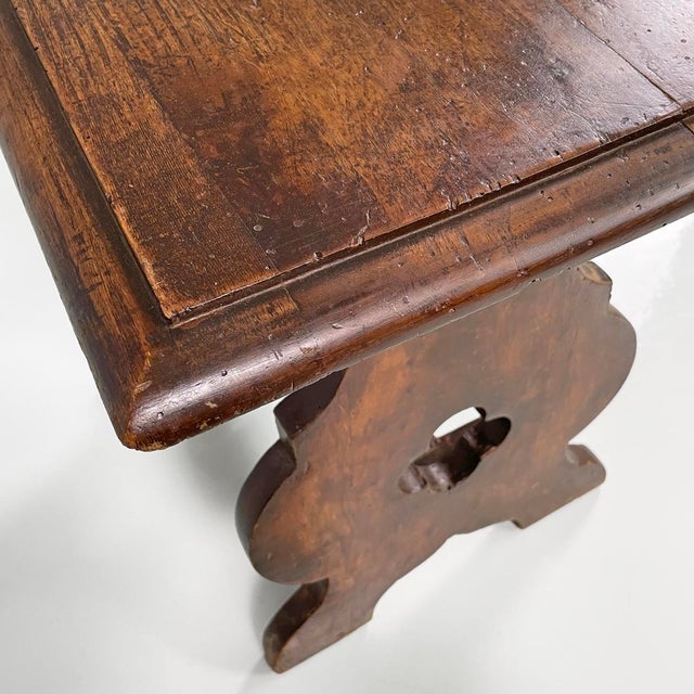 Italian Square Seat Stools in Decorated Wood, 1800s, Set of 2 For Sale - Image 14 of 18