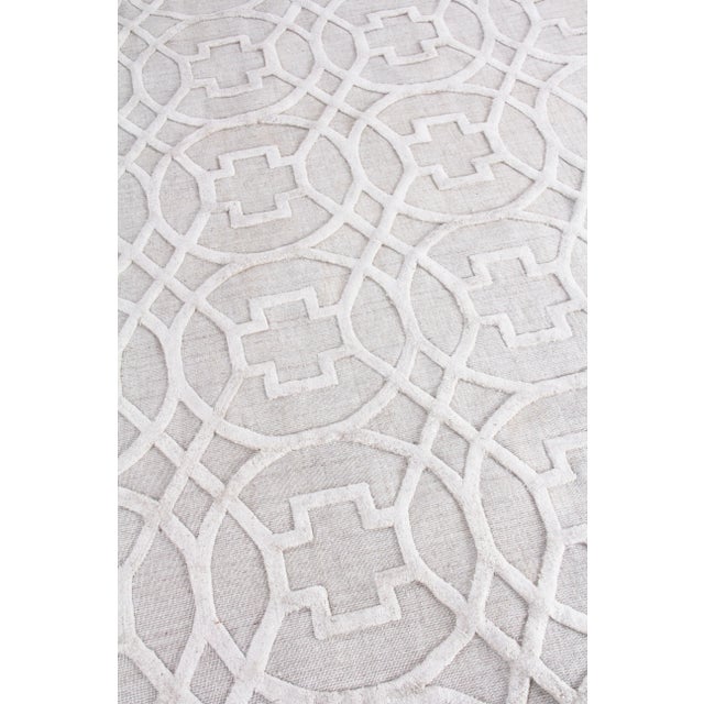 Exquisite Rugs Wellington Hand Loom Wool Beige - 9'x12' For Sale In Los Angeles - Image 6 of 9