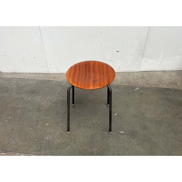 Wood Mid-Century Modern Danish Teak Stool, 1960s For Sale - Image 7 of 18