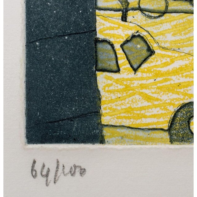 Contemporary Julian Trevelyan "Piazza..." Etching & Aquatint For Sale - Image 3 of 7