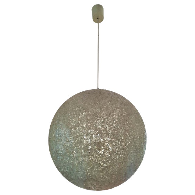 Spherical Pendant Light, 1960s For Sale