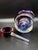 Mid 20th Century Murano-Style Multicolor Faceted Art Glass Perfume Bottle With Stopper For Sale - Image 9 of 12