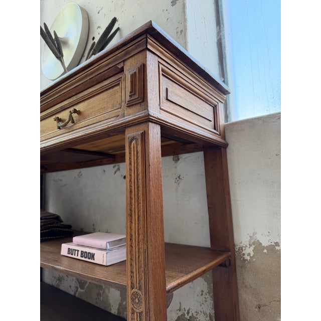 19th Century Oak Console Table For Sale - Image 16 of 18