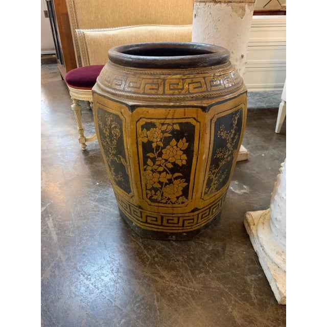 Mid 20th Century Large Scale Glazed Oriental Urn For Sale - Image 5 of 8