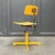 Vintage Yellow Wooden Desk Chair For Sale - Image 14 of 18