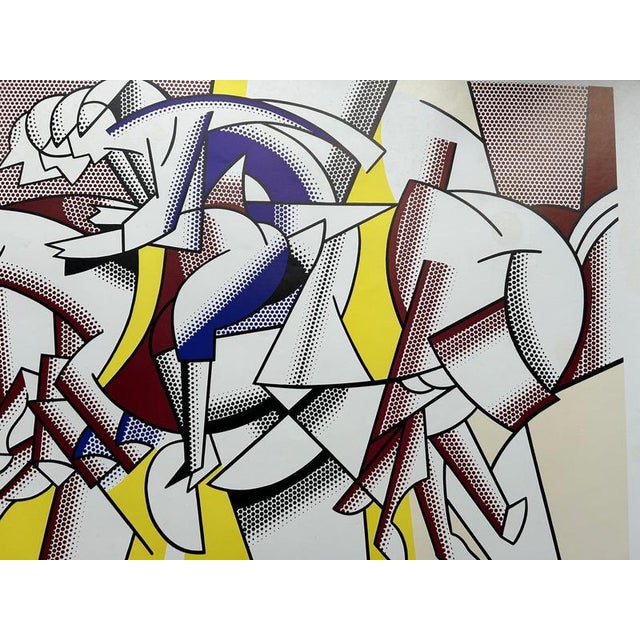 The Red Horsemen Los Angeles Olympic Games Poster by Roy Lichtenstein, 1984 For Sale - Image 4 of 6