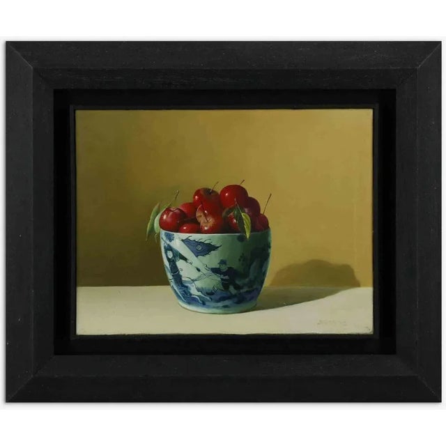 Zhang Wei Guang, Cherries, Original Oil Painting, 2007 For Sale - Image 4 of 4